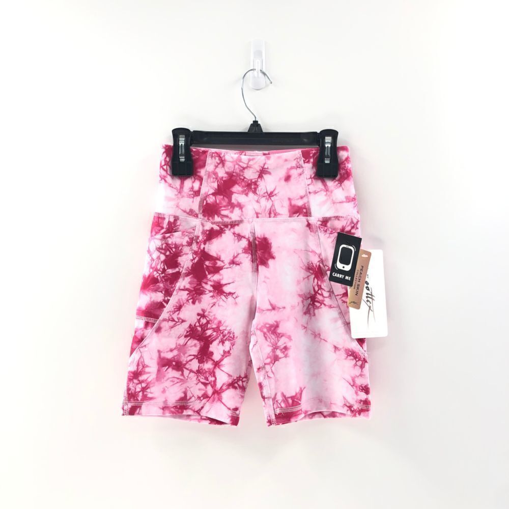 High Waist Biker Shorts X BY GOTTEX Tie Dye XS